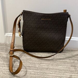 Michael Kors Dark Brown Crossbody Bag